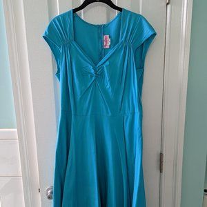 Pinup Couture Blue Heidi Dress